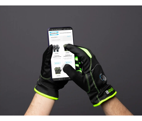 Žieminės darbo pirštinės suderinamos su jutikliniu ekranu, 107.4202, Granberg 1