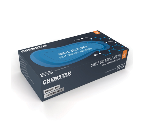 Vienkartinės chemikalams atsparios pirštinės Chemstar®, 114.950 2