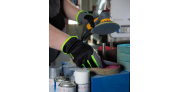 MacroSkin Pro® sintetinės odos darbo pirštinės, su nailonu, 120.4291, Granberg 5