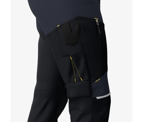 Šiuolaikinės darbo kelnės OAK CARGO, tamsiai mėlynos Safety Jogger 3