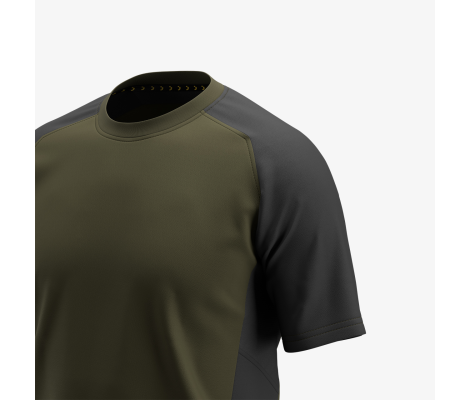 Darbo marškinėliai OAK, Safety Jogger (khaki/pilki) 1