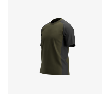 Darbo marškinėliai OAK, Safety Jogger (khaki/pilki) 2